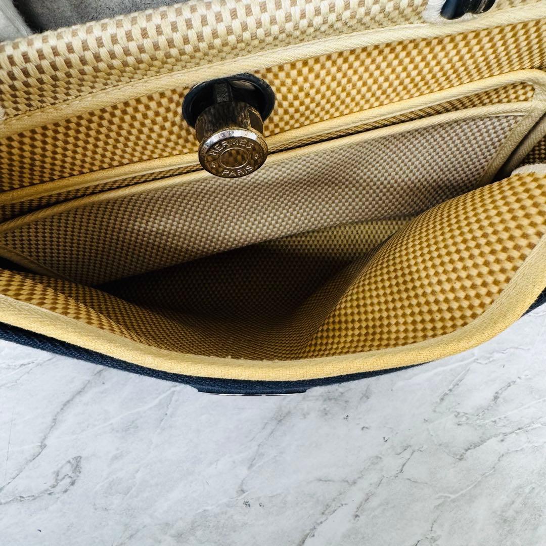 ✨HERMES✨エルメス✨ネイビー✨箱付き✨エールバッグ✨ハンドバッグ✨