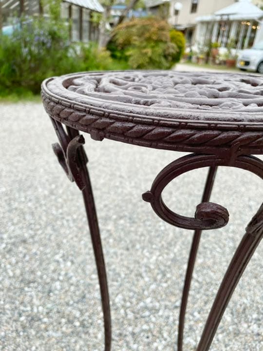 スタンド　大型　アイアン　ディスプレイ台　アンティーク　花台