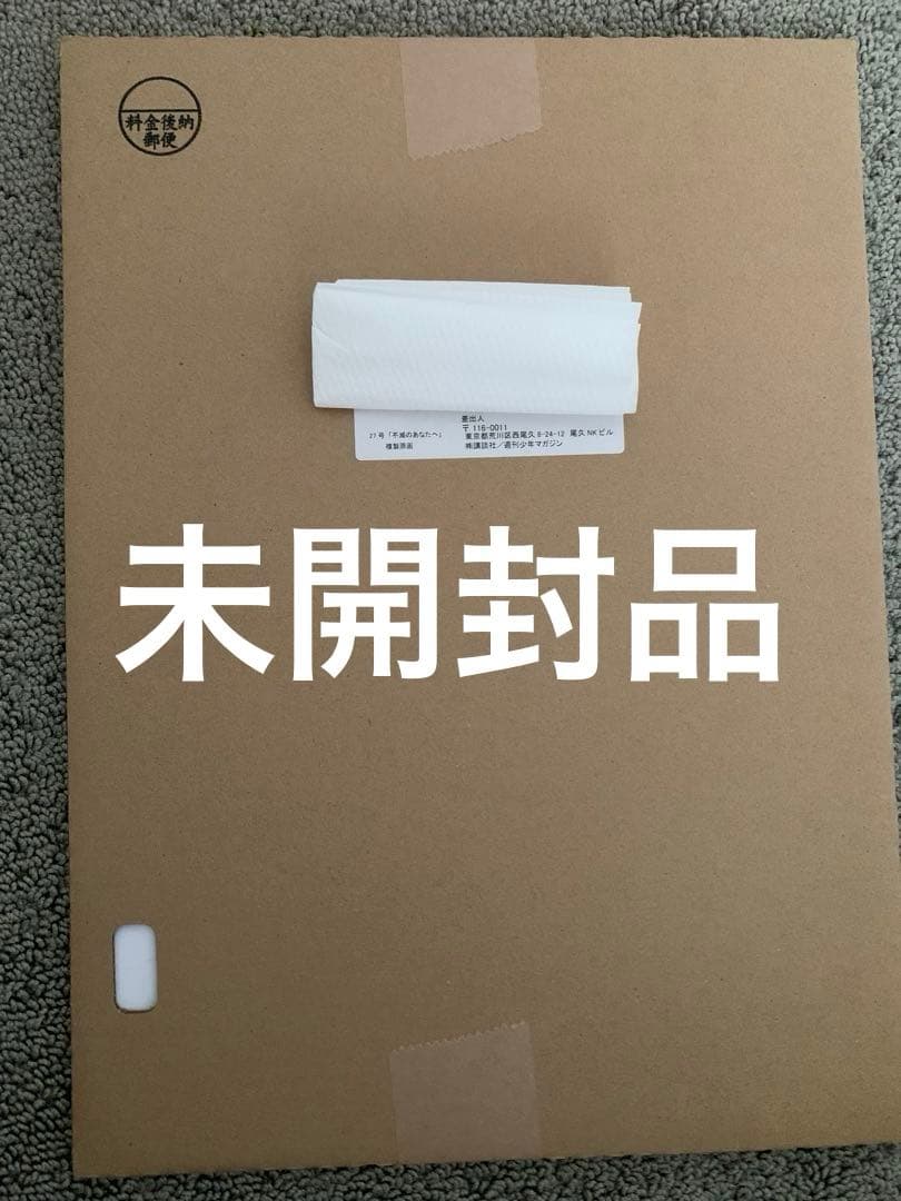 懸賞当選品　不滅のあなたへ 美麗　複製原画　100名限定　最終回記念　週マガ