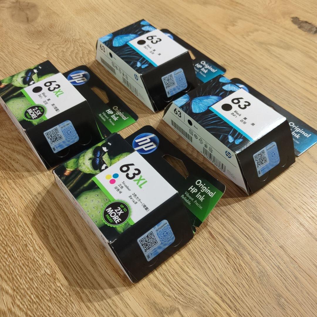 HP 63 63XL インクカートリッジ 4個セット