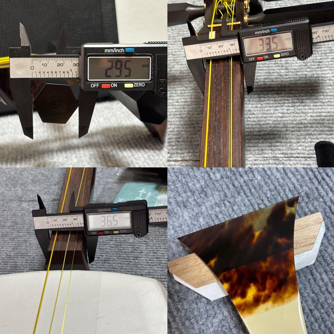高級津軽三味線　太棹　犬皮　東さわり　鼈甲バチ　ハードケース付