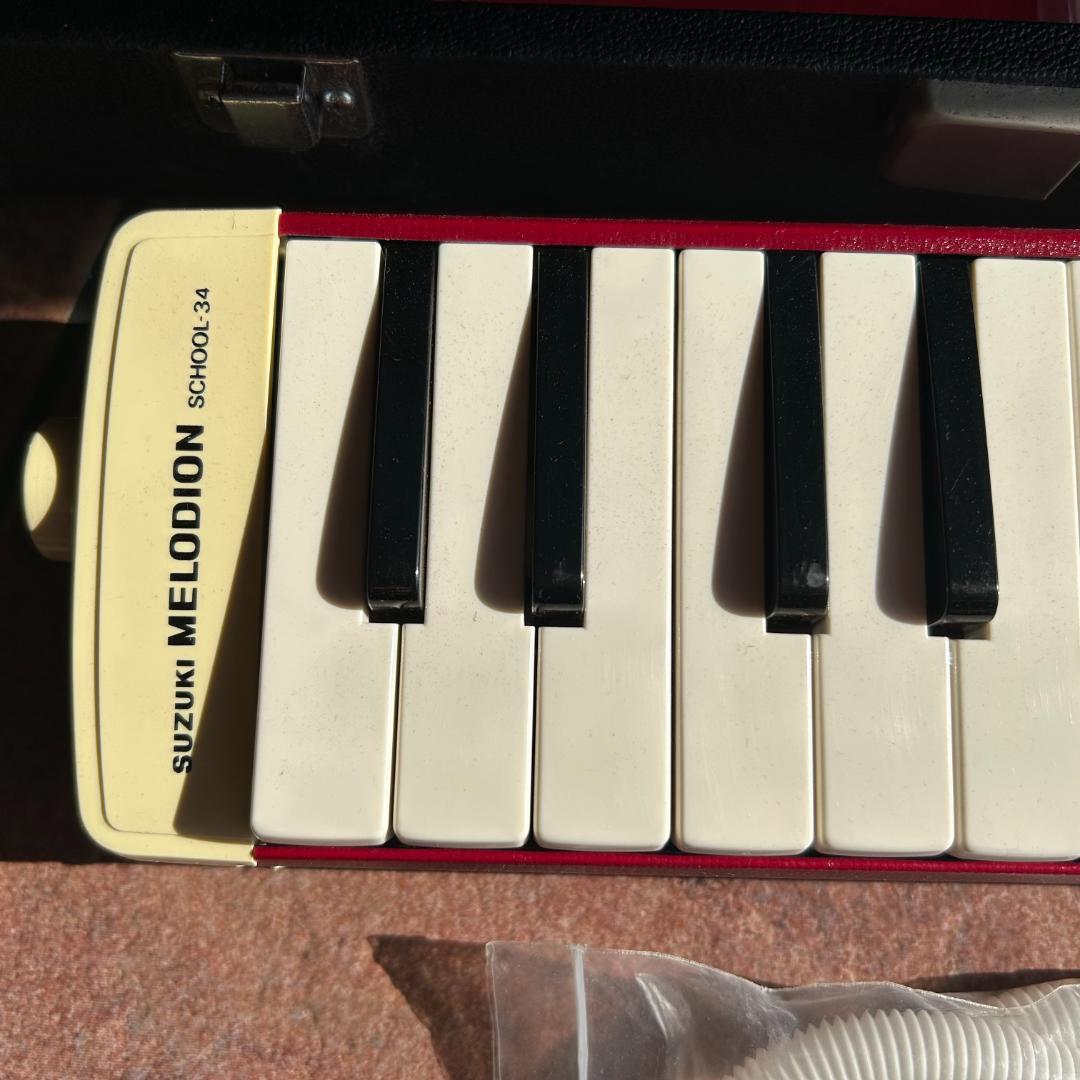 レア）ヴィンテージ スズキ メロディオン 鍵盤ハーモニカ スクール34