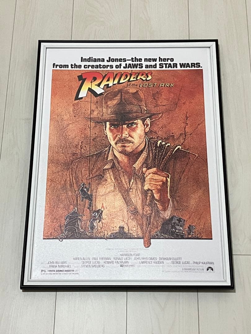 【額縁付き】 Indiana Jones（インディジョーンズ） A2ポスター