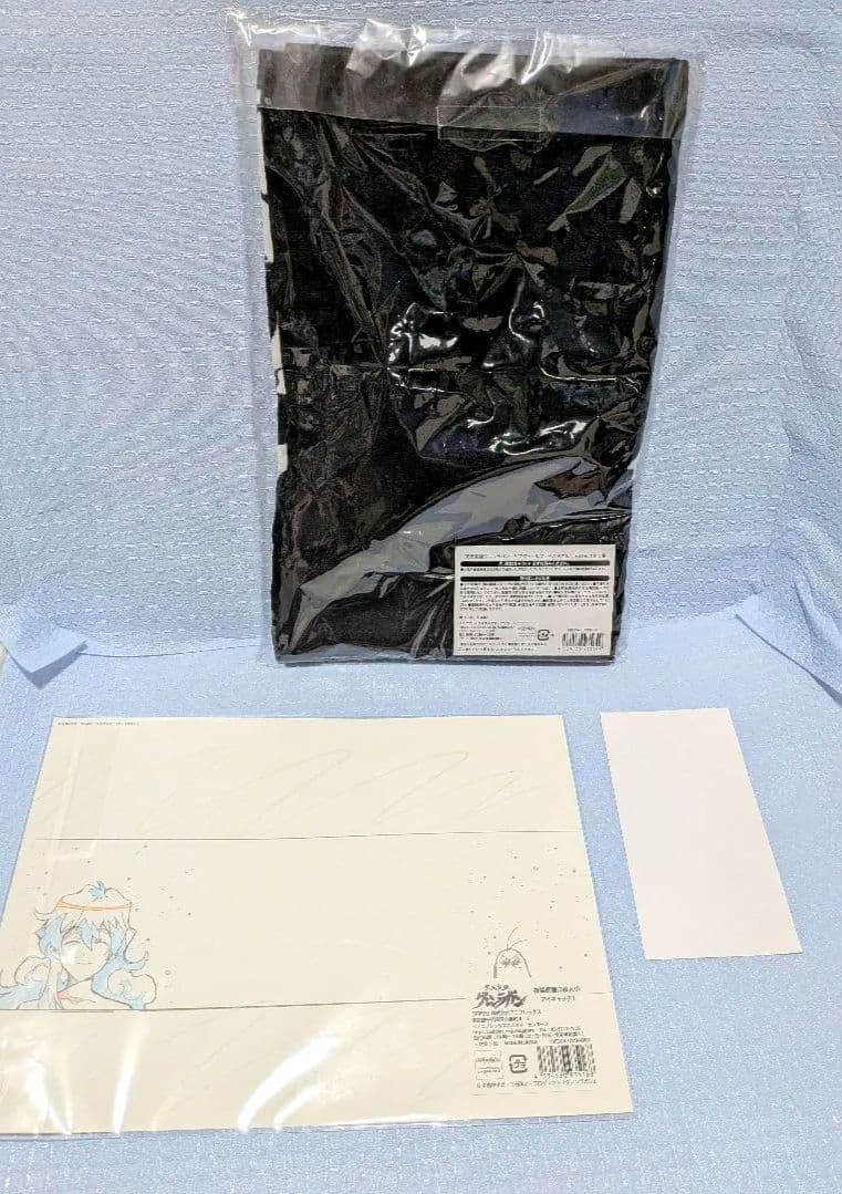 天元突破グレンラガン対キルラキル展　タオル、チケット半券、複製原画