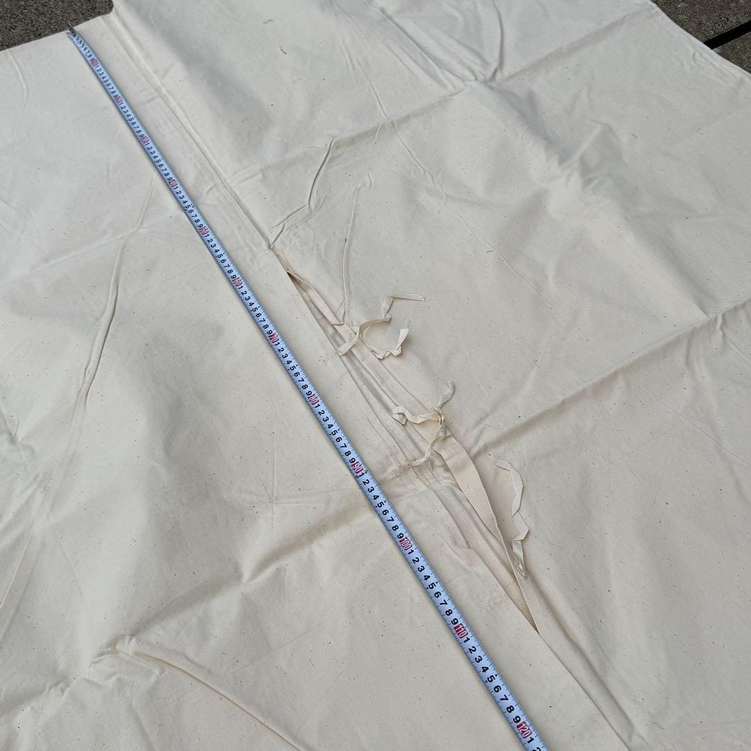 時代 旧日本軍 昭16 木綿 テント？袋？ 190×145cm 軍隊 ミリタリー