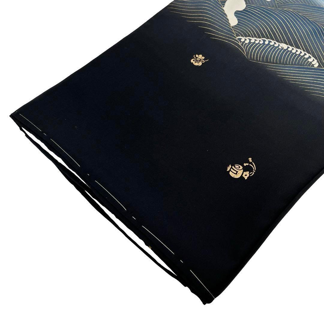 子供着物 襦袢付 男の子 お宮参り 一つ身 宝船 三歳 七五三 X-1005