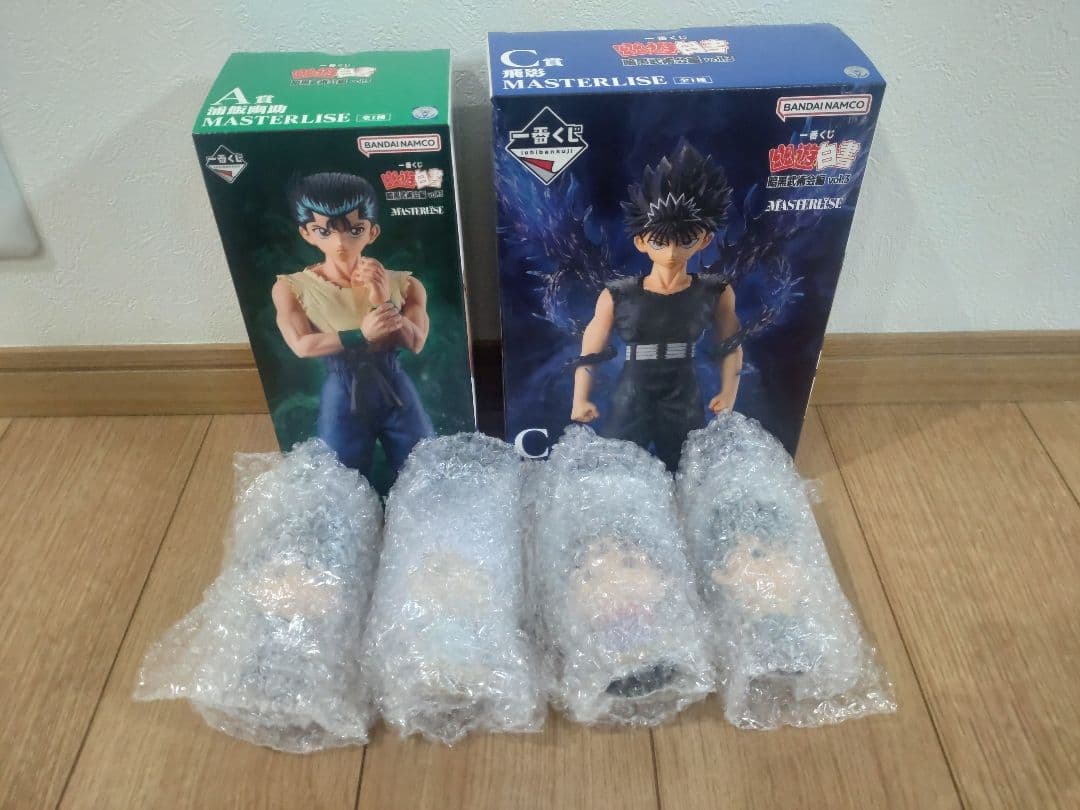 幽遊白書　一番くじ　A賞 浦飯幽助　C賞 飛影　F賞 フルコンプ　フィギュア