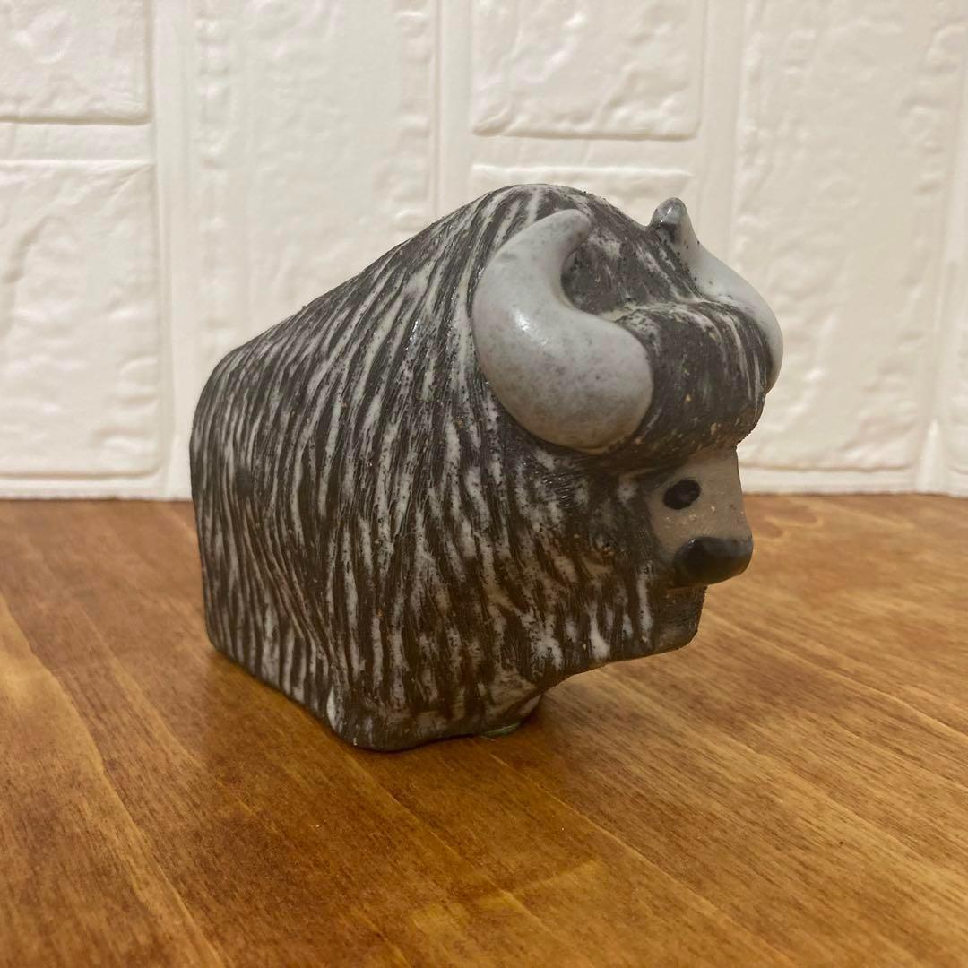 Upsala Ekeby Goran Andersson Bison 置物