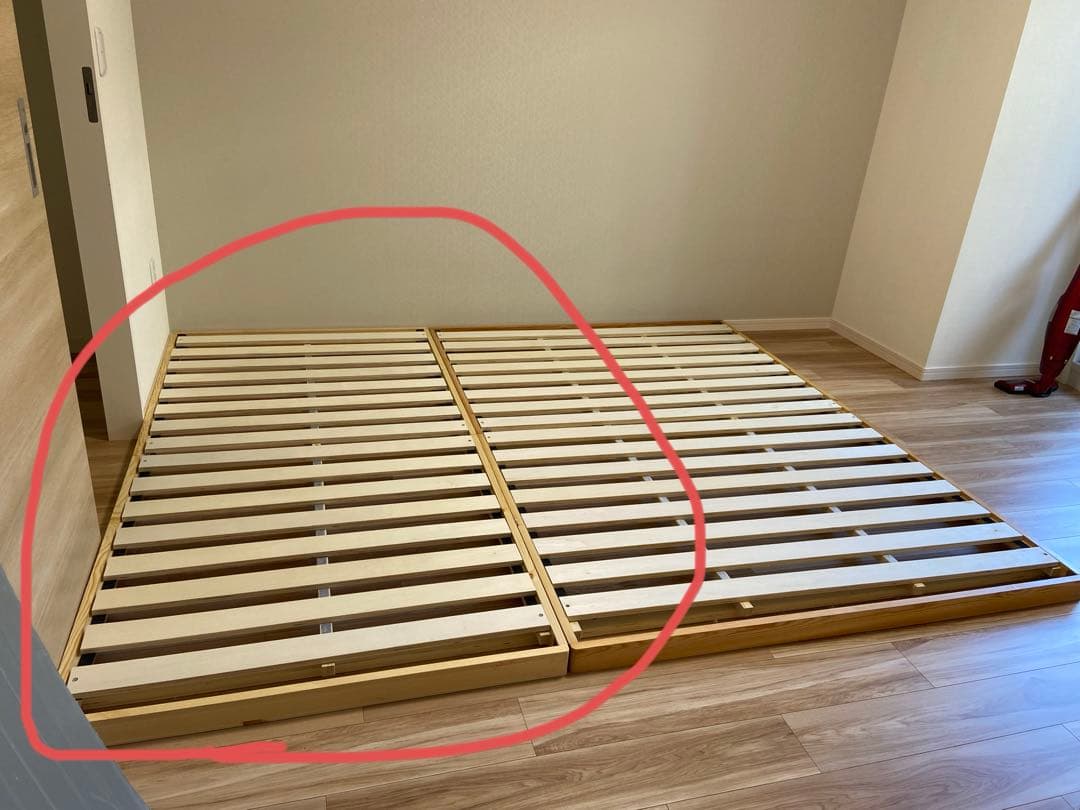 ニトリ シングル　すのこベッド　脚付きベッド　高さ調整可能 セレナ