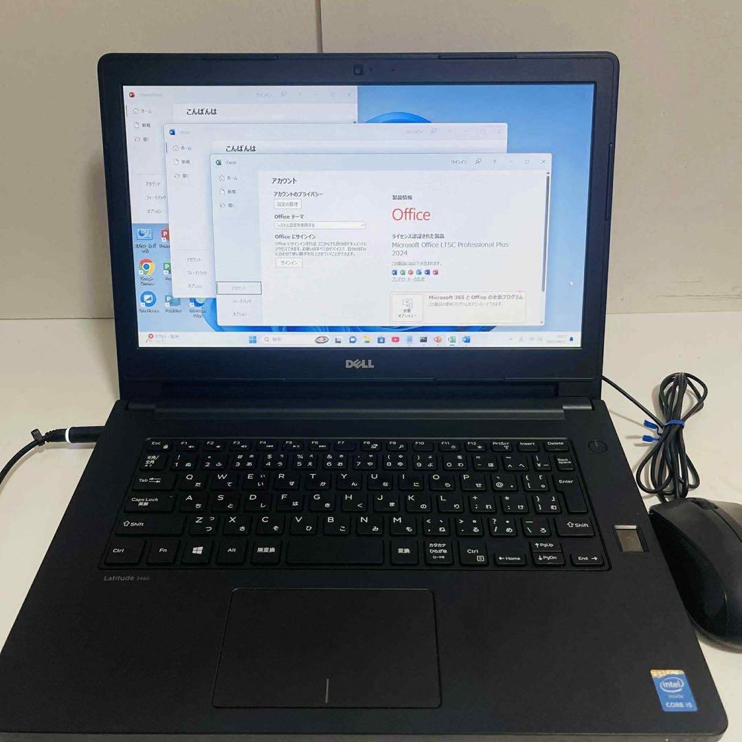 T401 Dellノートパソコンi5メモリ8G高速Windows11オフィス付き
