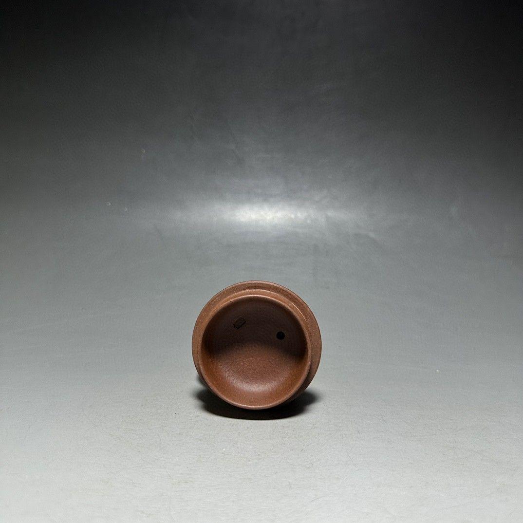 中国美術・三本足太極壺・宜興原鉱紫砂・茶壺・茶道具・置物