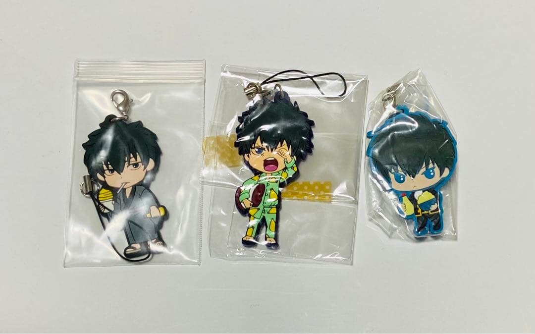 ★銀魂　ラバーストラップセット 銀時 土方 高杉