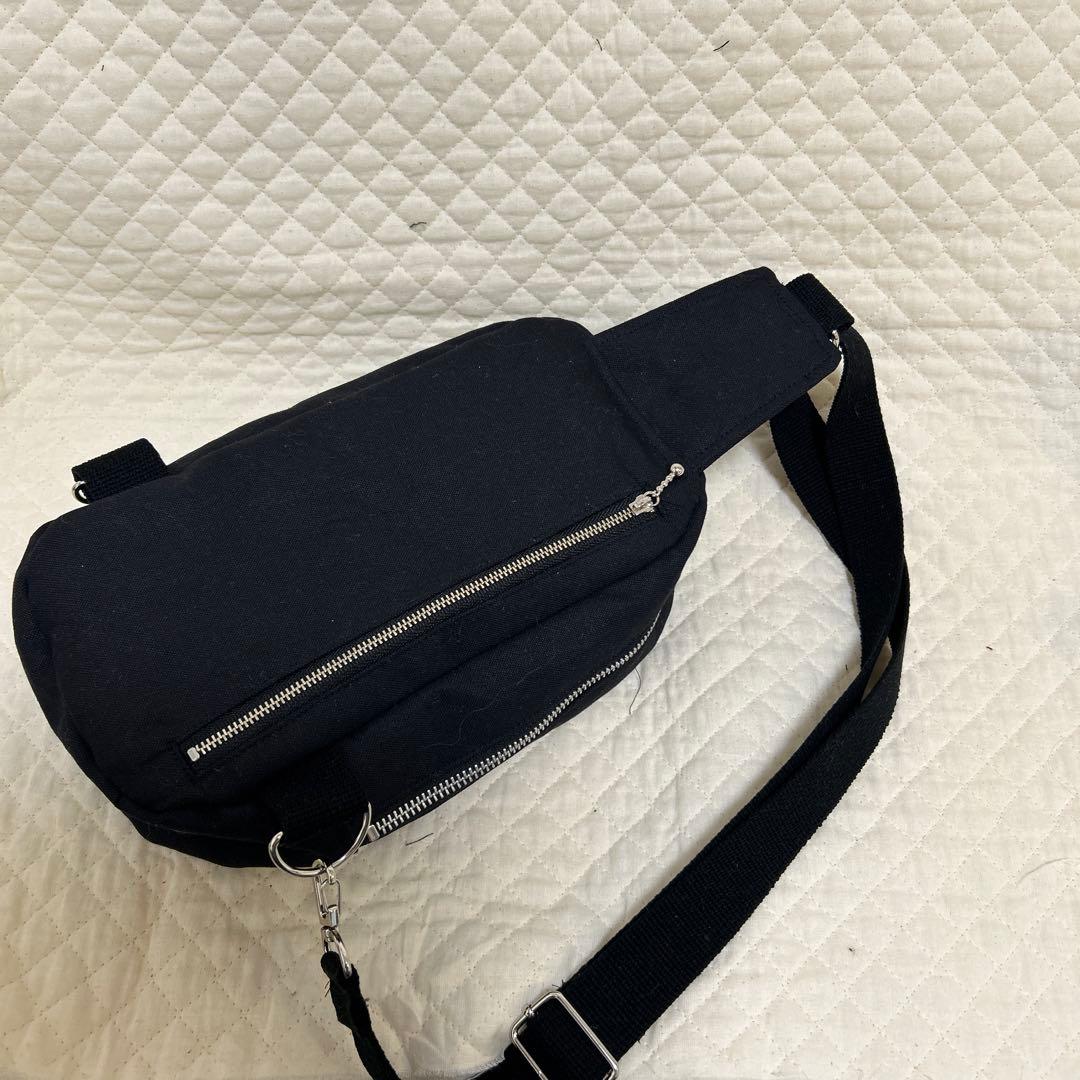 ミナペルホネン　BOXタイプボディバッグ rosyブルーグリーン　ハンドメイド