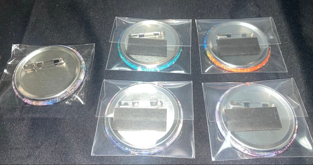 バンドリ Roselia コミケ93 vol.1.5 箔押し缶バッジセット