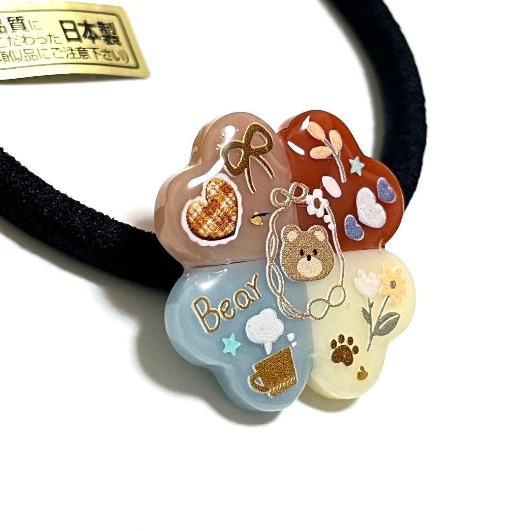 chie様お取り置きですＮｏ．147 クマ ハート クローバー レジン マーカー