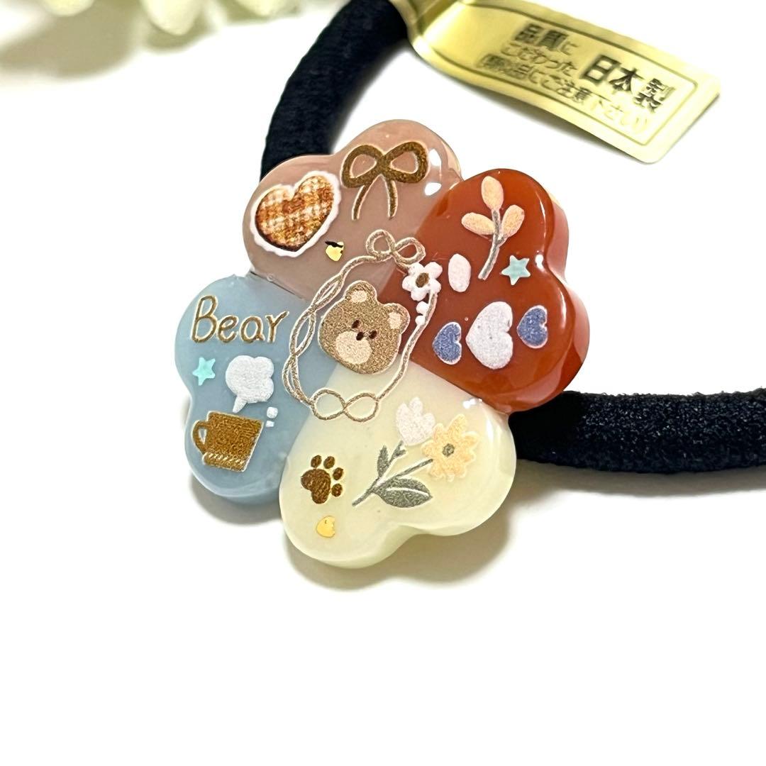 chie様お取り置きですＮｏ．147 クマ ハート クローバー レジン マーカー