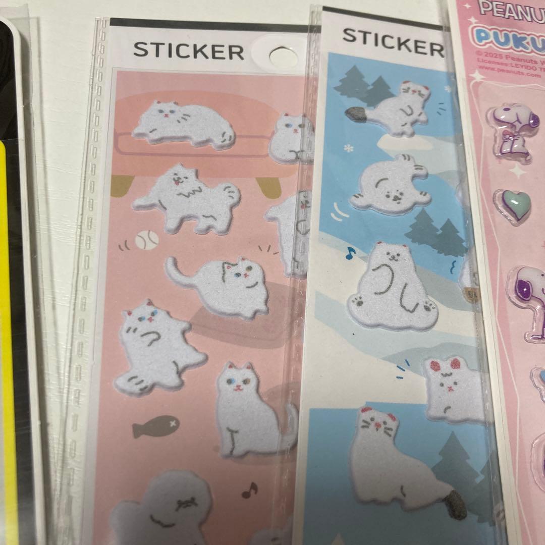 正規品　ぷくぷくシールセット かわいいキャラクターまとめ売り