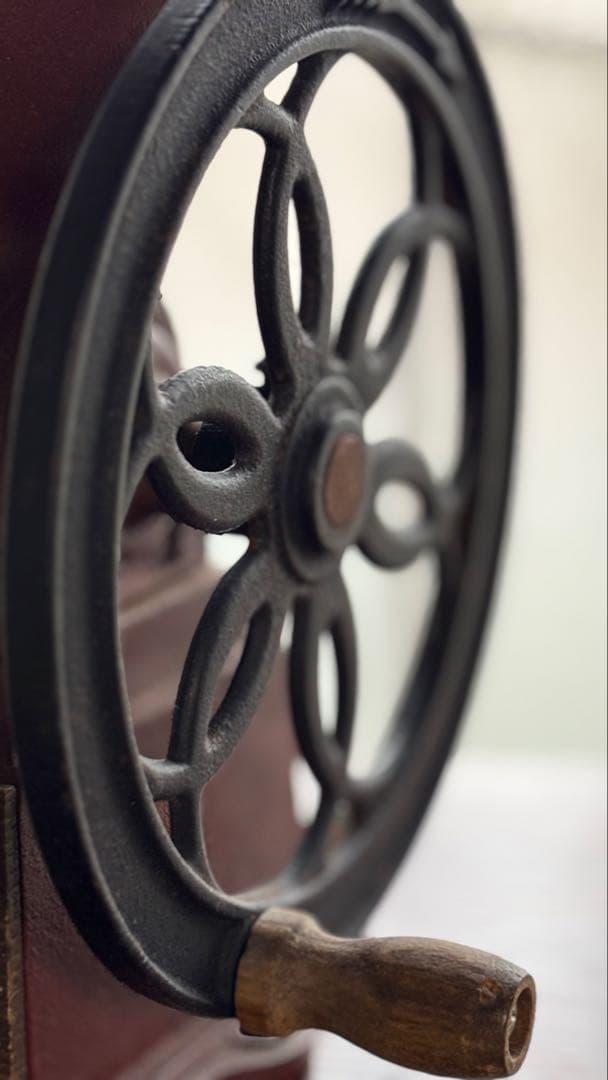 コーヒーミル　手動　カリタKalita ダイヤミルＮレッド　鋳物