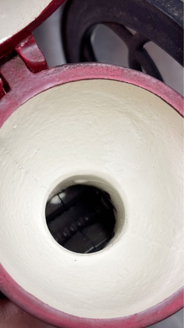 コーヒーミル　手動　カリタKalita ダイヤミルＮレッド　鋳物