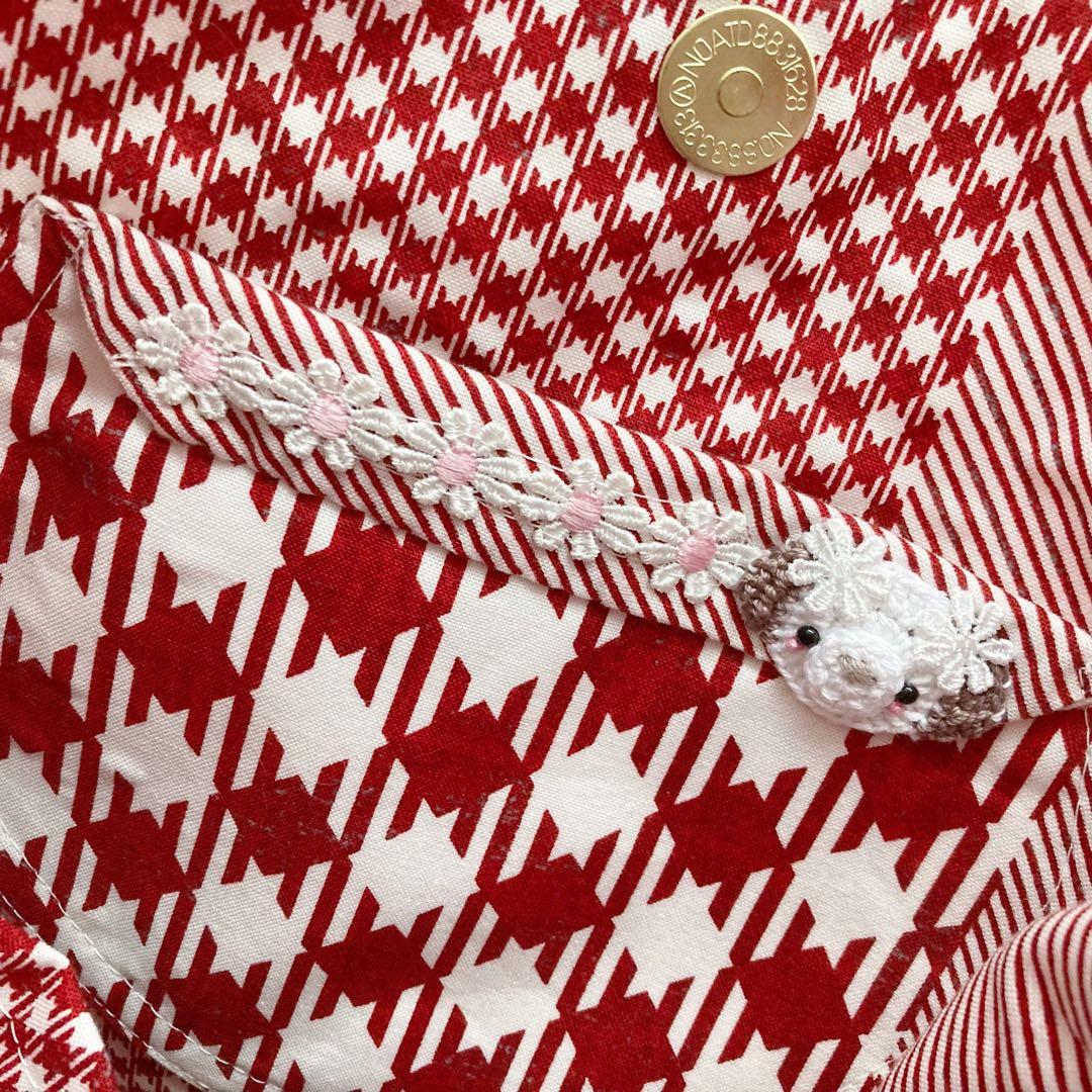 【ふわふわキルトの大きめ　バケツ型バッグ】トイプー／ショルダー／ハンドメイド