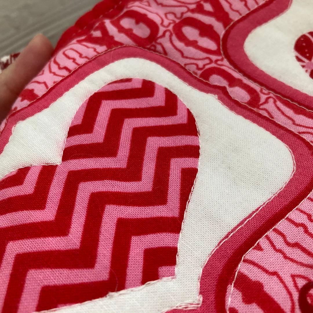 【ふわふわキルトの大きめ　バケツ型バッグ】トイプー／ショルダー／ハンドメイド