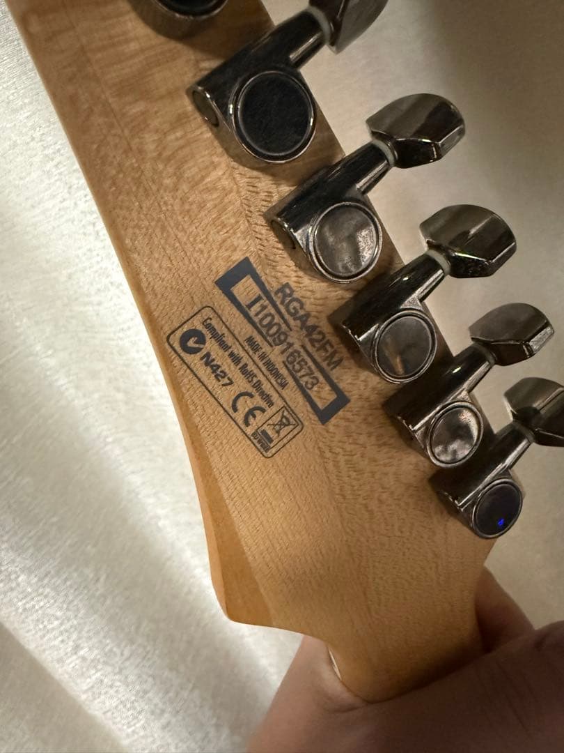 Ibanez rga42fm kent armstrong製ピックアップ搭載