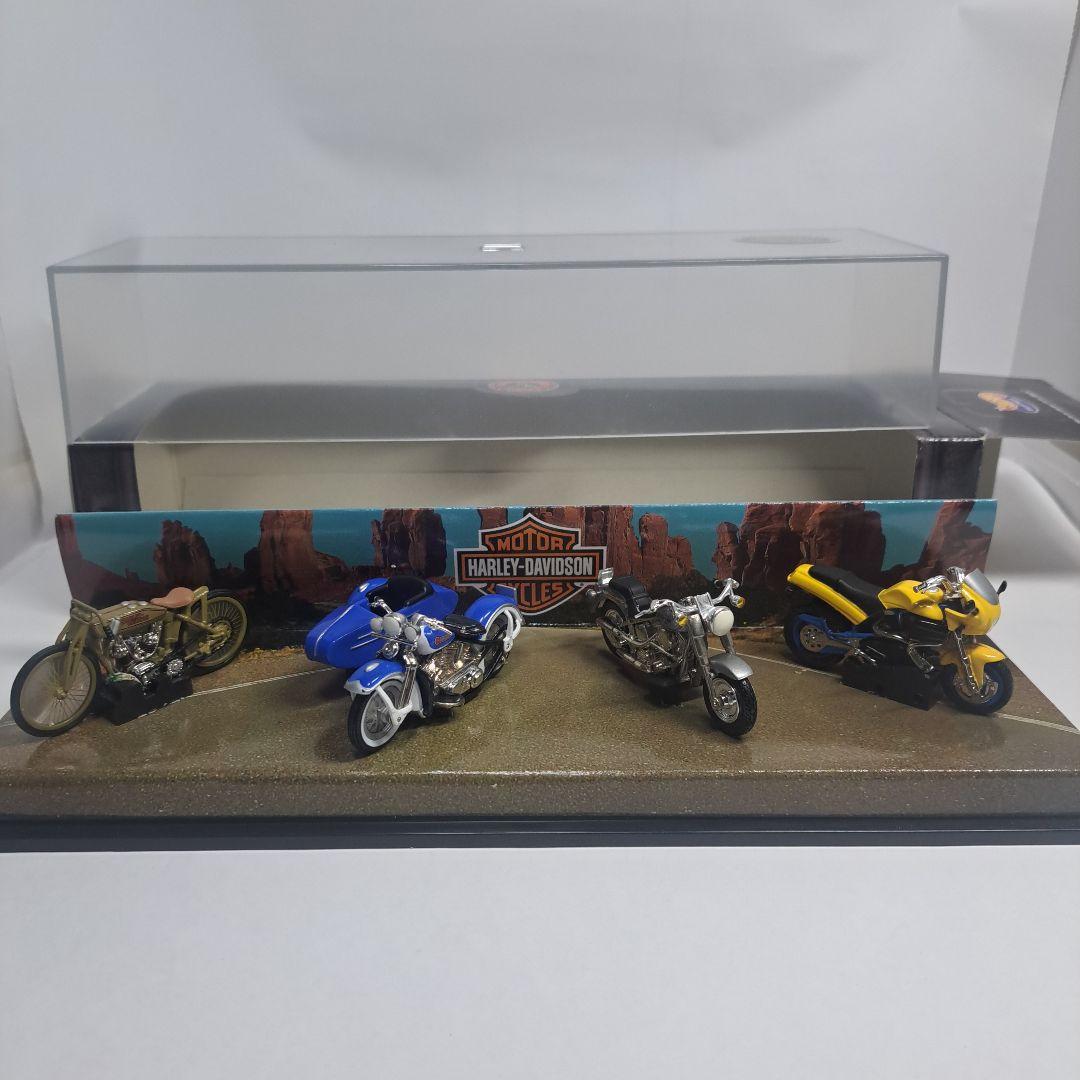 ホットウィール ハーレーダビットソン 4個セット コレクティブル 開封済