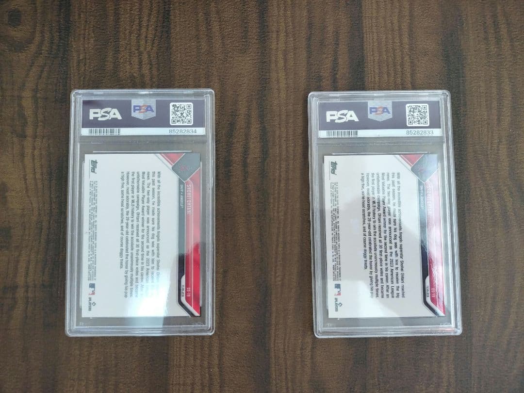 PSA10 大谷 デコピン 2枚セット 連番