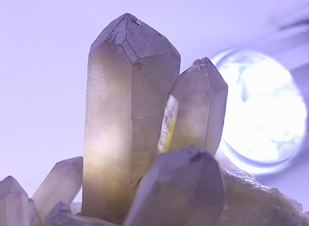 スモーキーシトリン　クラスター　（小）浄化　魔除け　厄除け　金運　ゼウスクォーツ