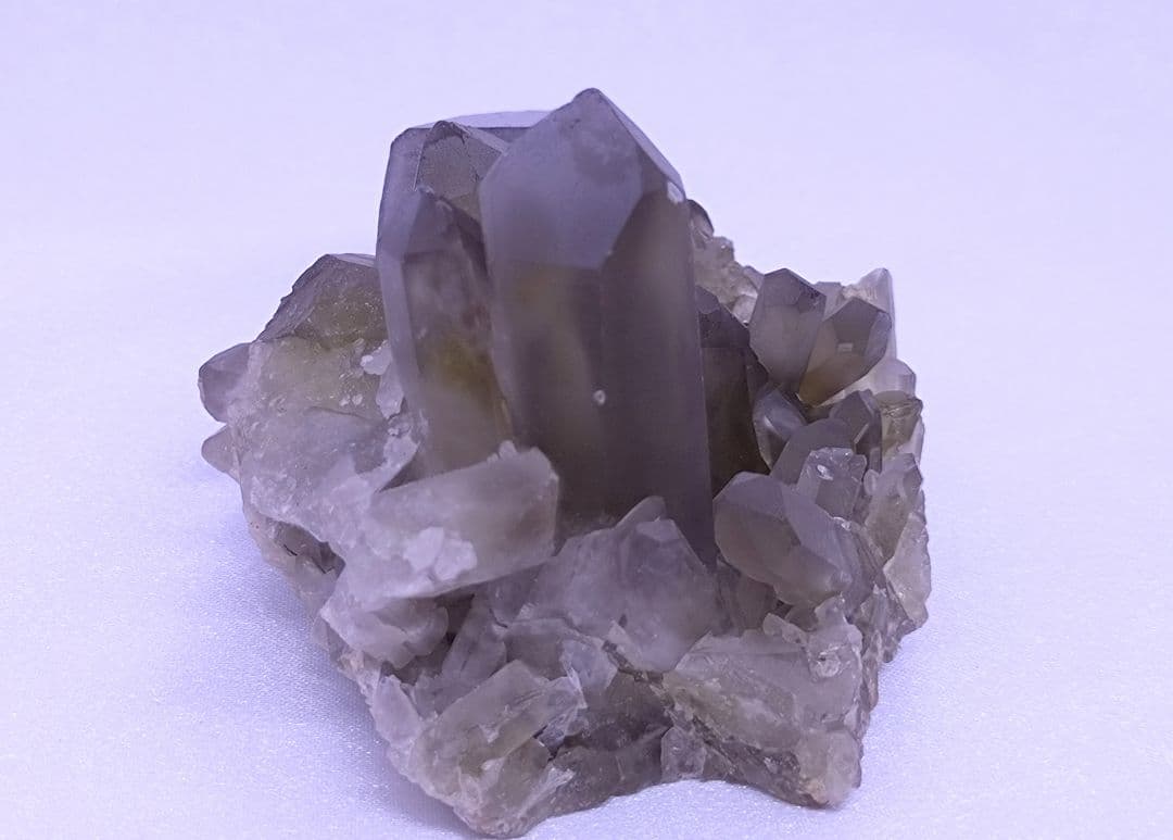 スモーキーシトリン　クラスター　（小）浄化　魔除け　厄除け　金運　ゼウスクォーツ