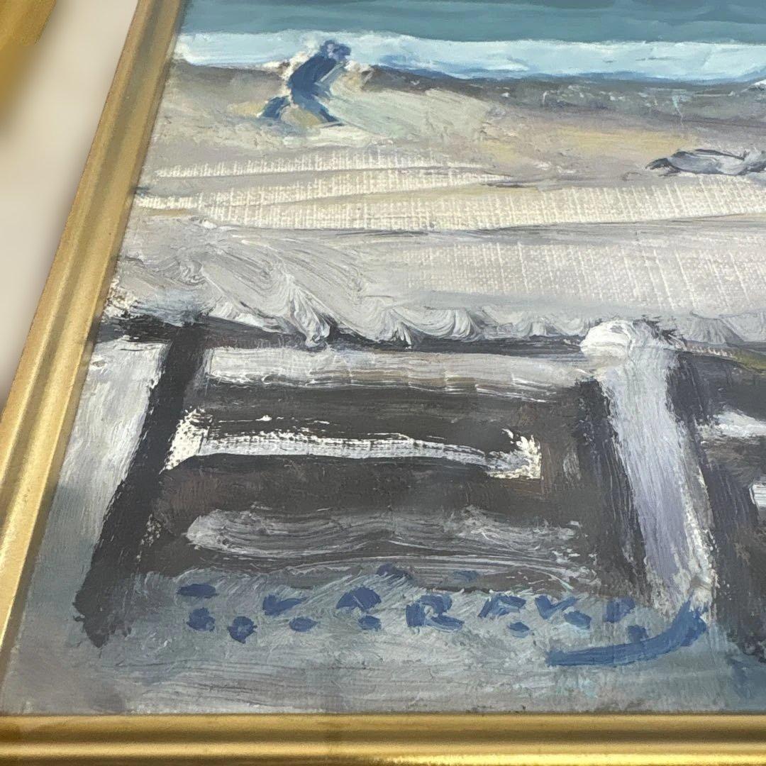 日曜日のドーヴィル海岸（ノルマンディー地方）唐川武