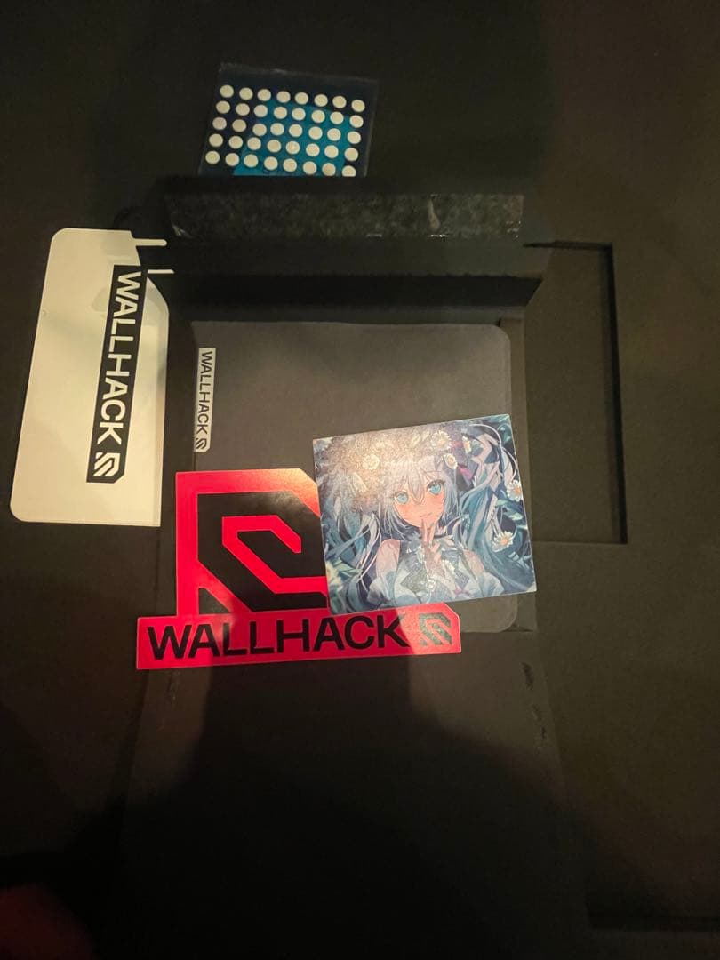 wallhack 初音ミク➕ガラスマウスパッド用マウスソール