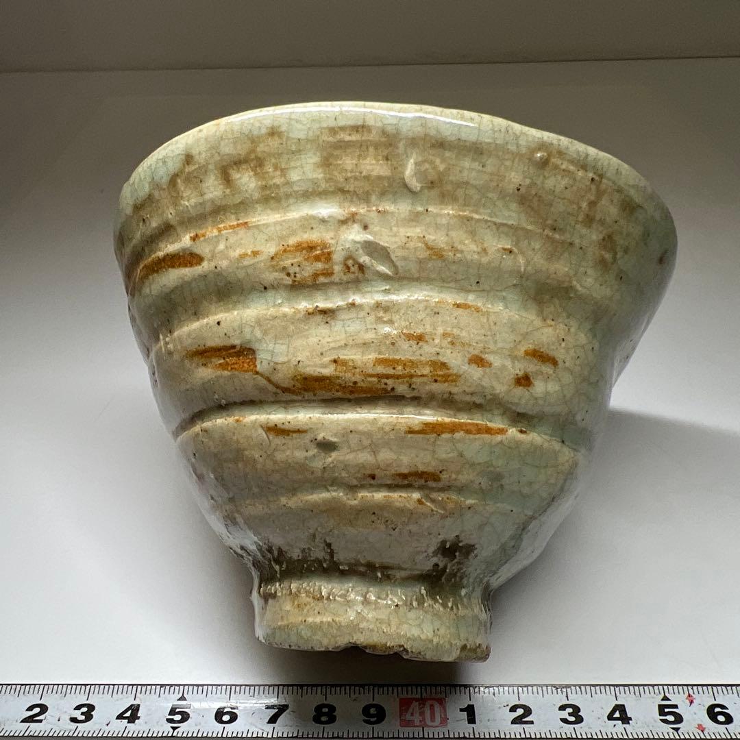 中国明時代　七官青磁鉢　口径約12.5㎝　東Y7-0808⭐︎2Fタルチ