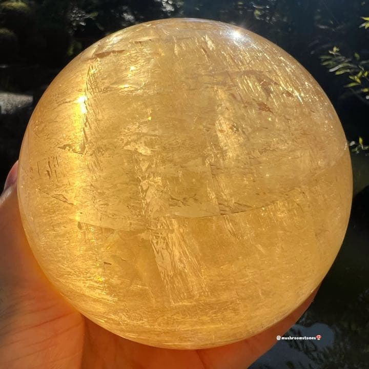 ゴールデンカルサイト　スフィア　ハニーカルサイト　満月　Big Sphere 虹