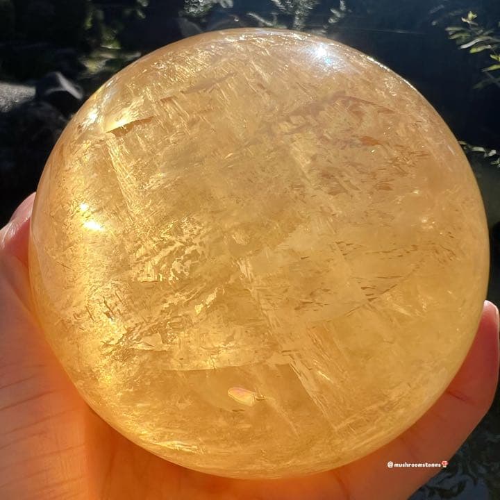 ゴールデンカルサイト　スフィア　ハニーカルサイト　満月　Big Sphere 虹