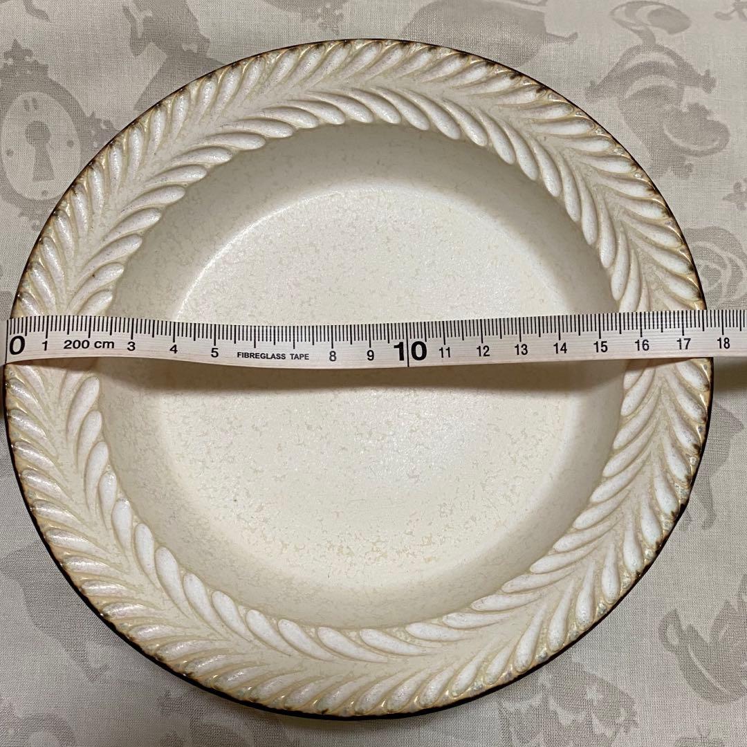 美品　はしもとさちえ　ボウル　深皿　しのぎ　リム