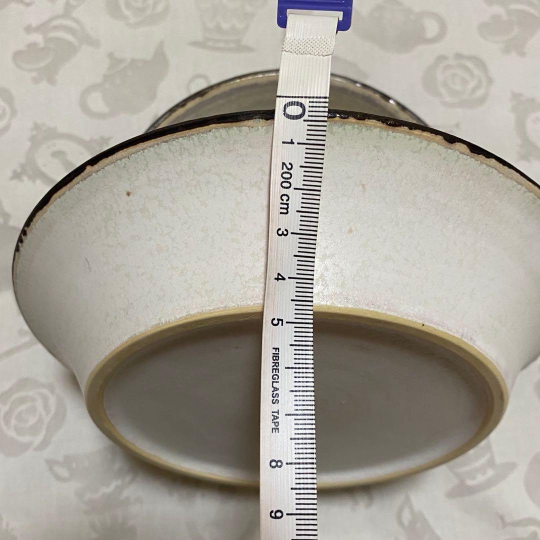 美品　はしもとさちえ　ボウル　深皿　しのぎ　リム