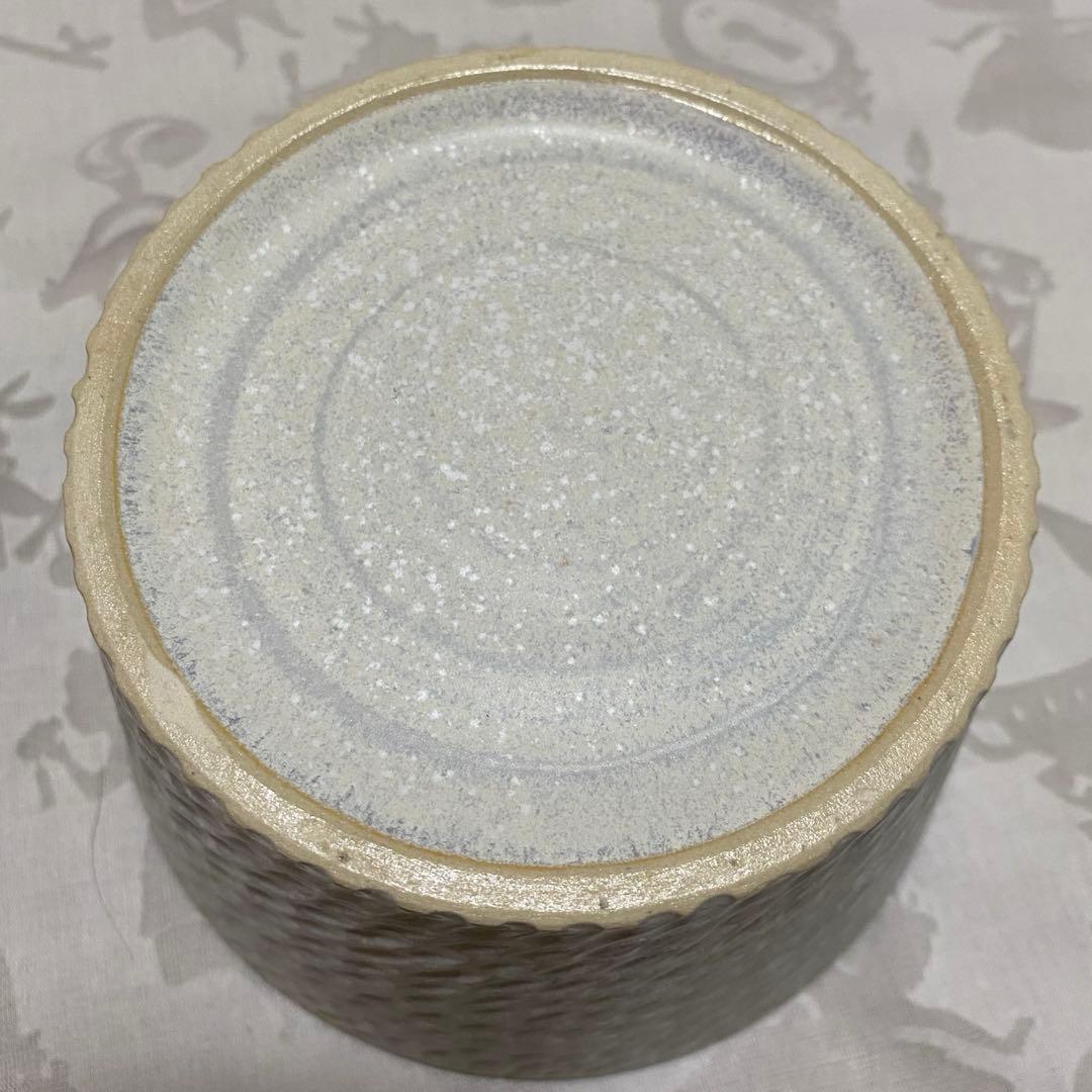 美品　はしもとさちえ　ボウル　深皿　しのぎ　リム