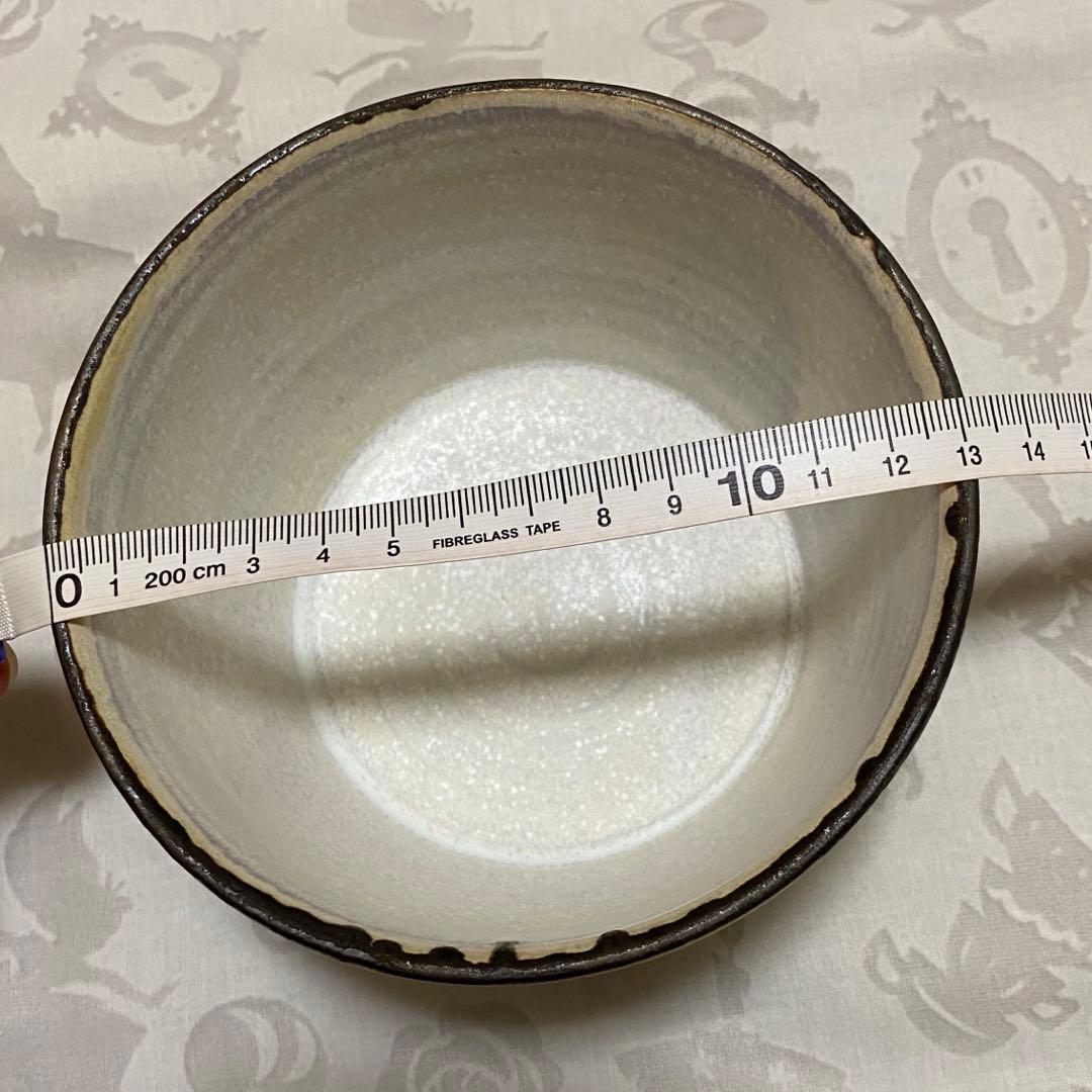 美品　はしもとさちえ　ボウル　深皿　しのぎ　リム