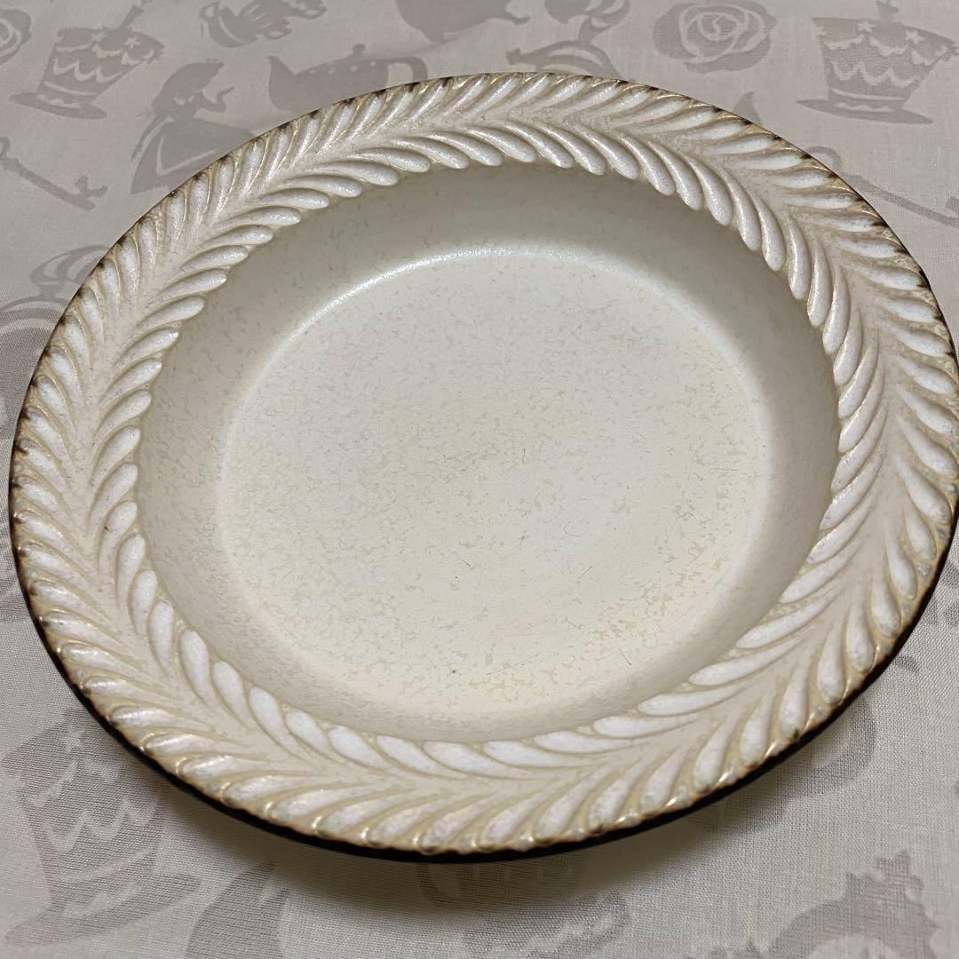 美品　はしもとさちえ　ボウル　深皿　しのぎ　リム