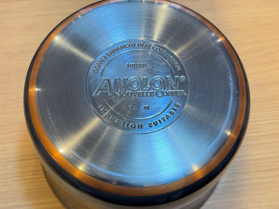 A8118【マイヤー】アナロン ヌーヴェルカッパー 片手鍋 19cm 2.8L