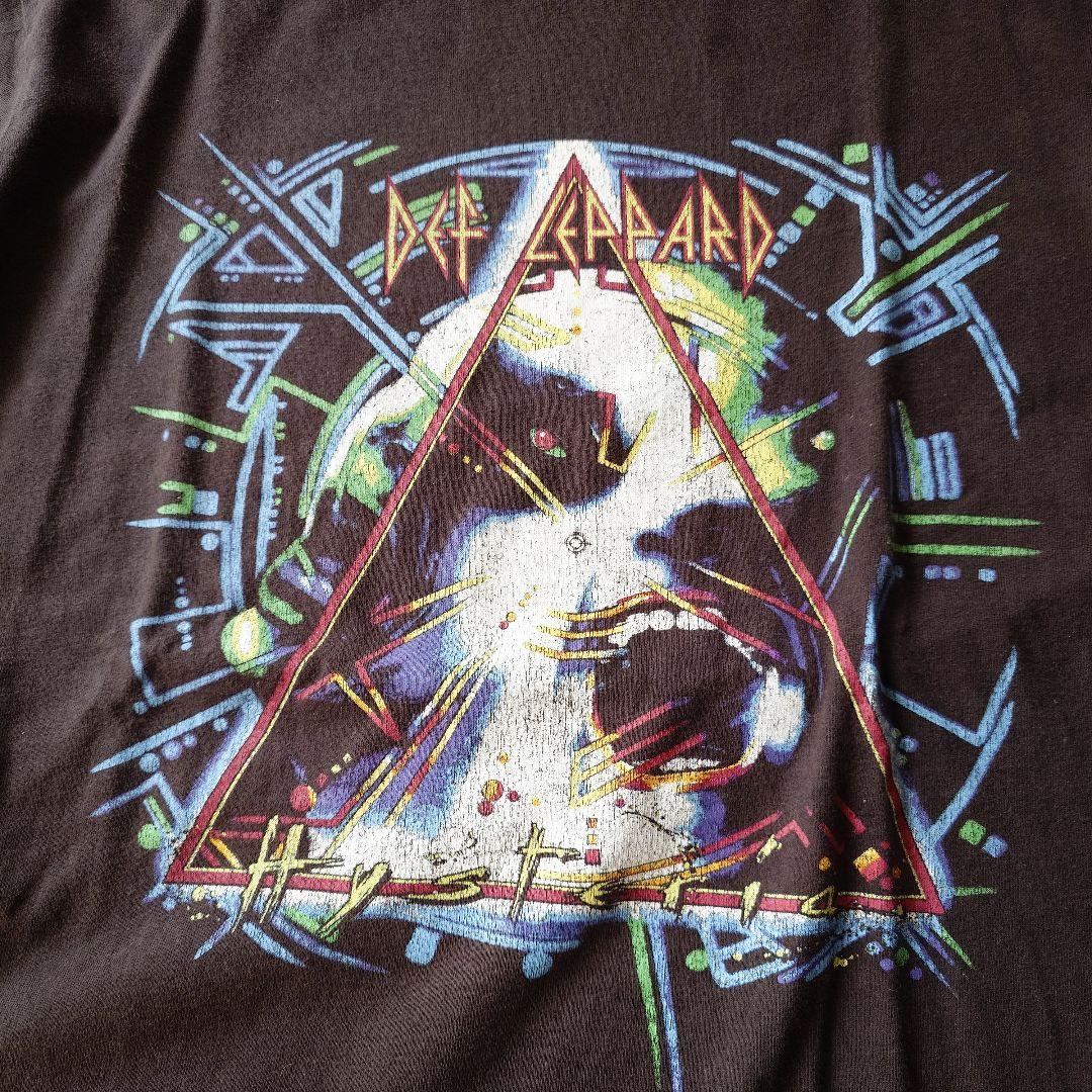 ユーズド古着 デフレパード ヒステリア &バンド T シャツ