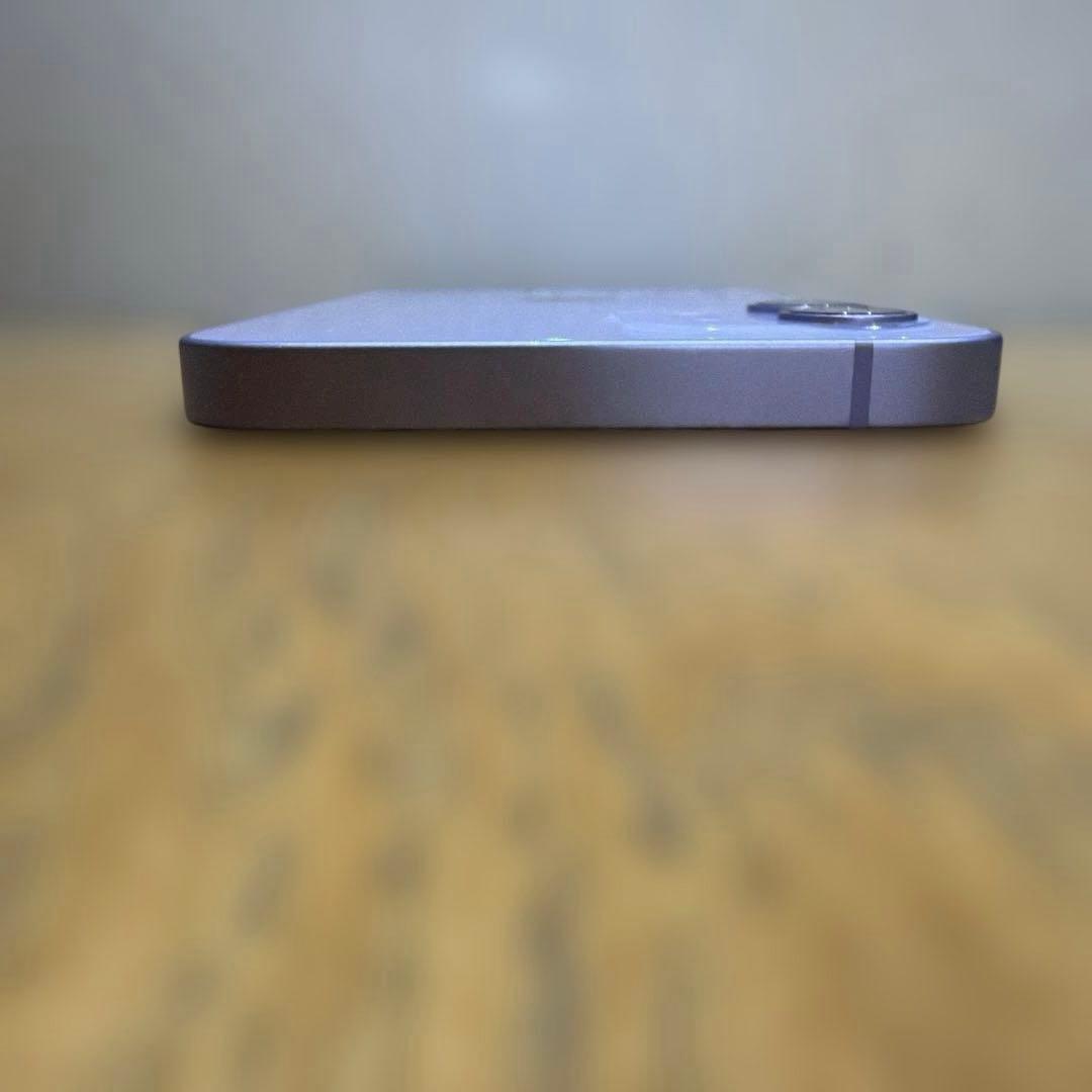 iPhone12 64GB パープル SIMロック解除 極美品 バッテリー77%