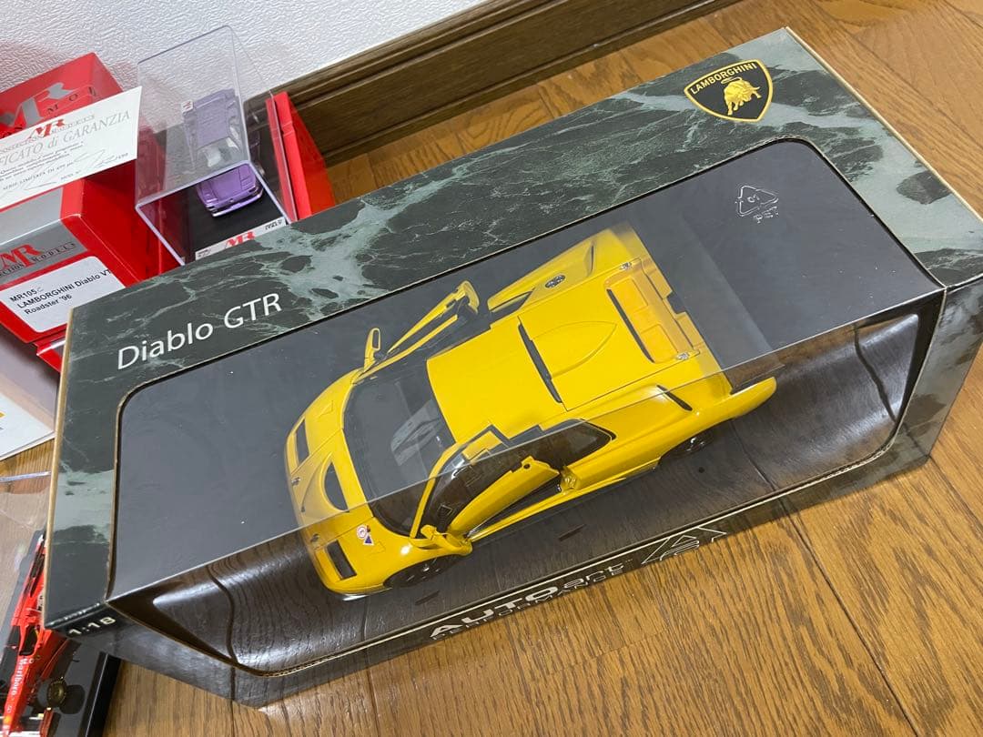 オートアーツLamborghini Diablo GTR 1:18 イエロー