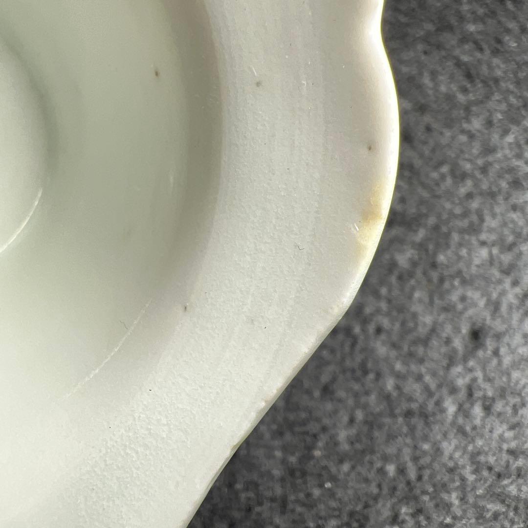 江戸中期　柿右衛門　白磁猪口5点　口径約7.5㎝　東Y8-0403☆2Fトヒサル