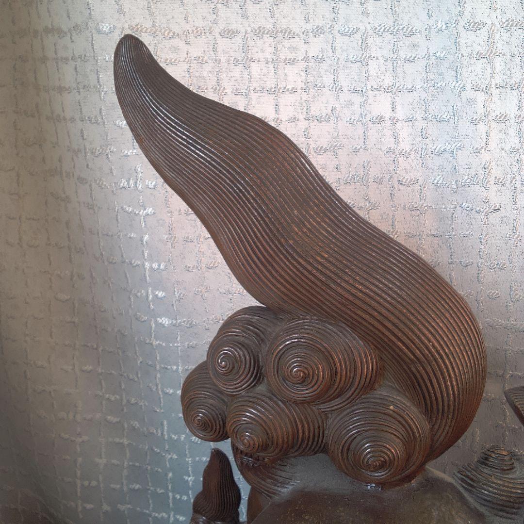 骨董 備前焼 獅子 梅景？ レトロアンティーク ヴィンテージ ジャンク