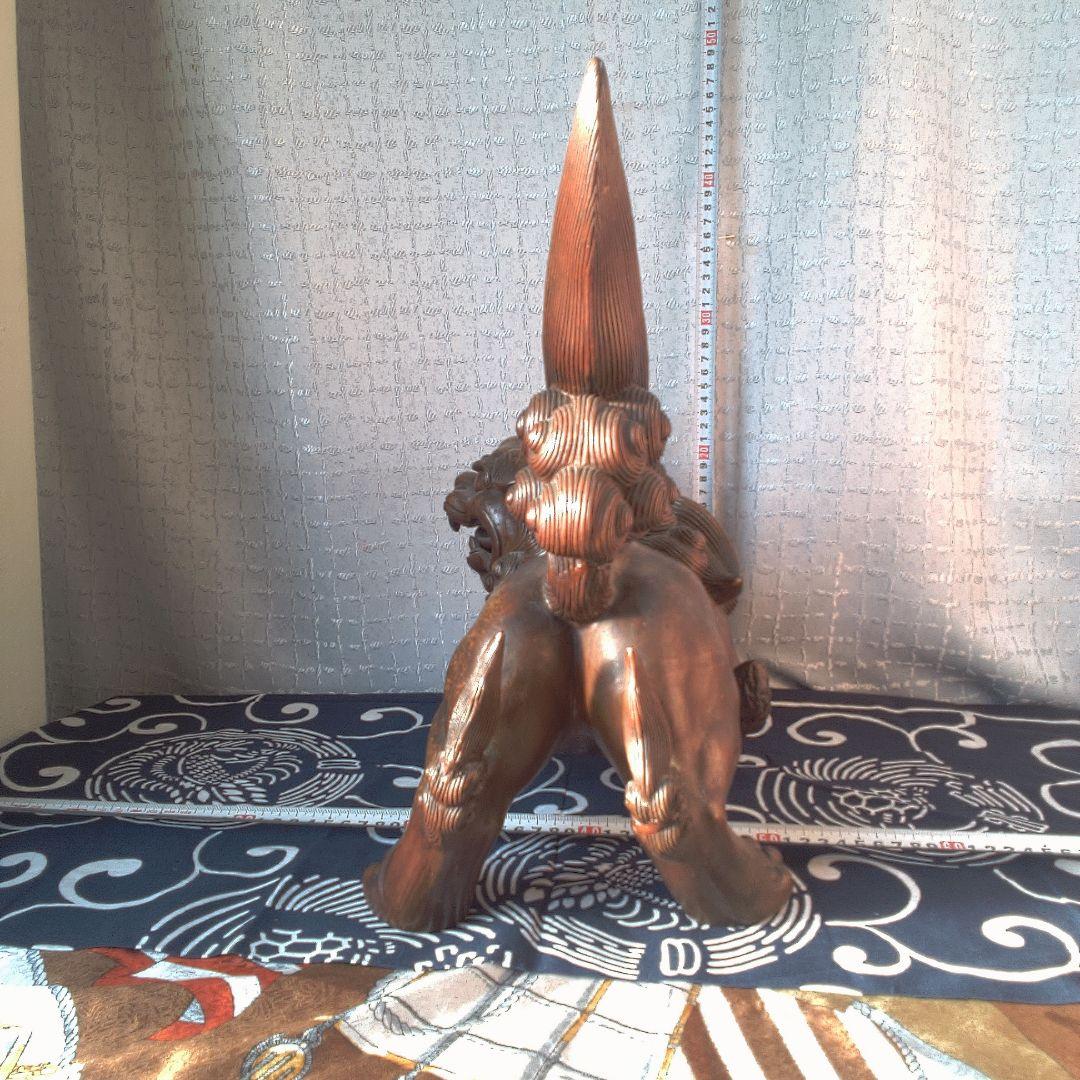 骨董 備前焼 獅子 梅景？ レトロアンティーク ヴィンテージ ジャンク