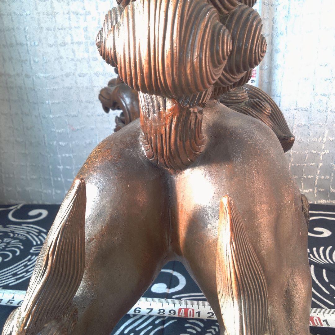 骨董 備前焼 獅子 梅景？ レトロアンティーク ヴィンテージ ジャンク