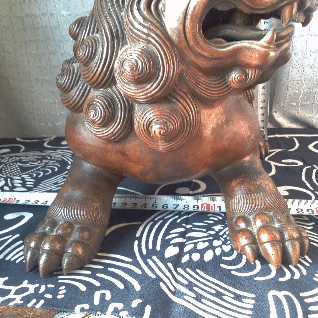 骨董 備前焼 獅子 梅景？ レトロアンティーク ヴィンテージ ジャンク