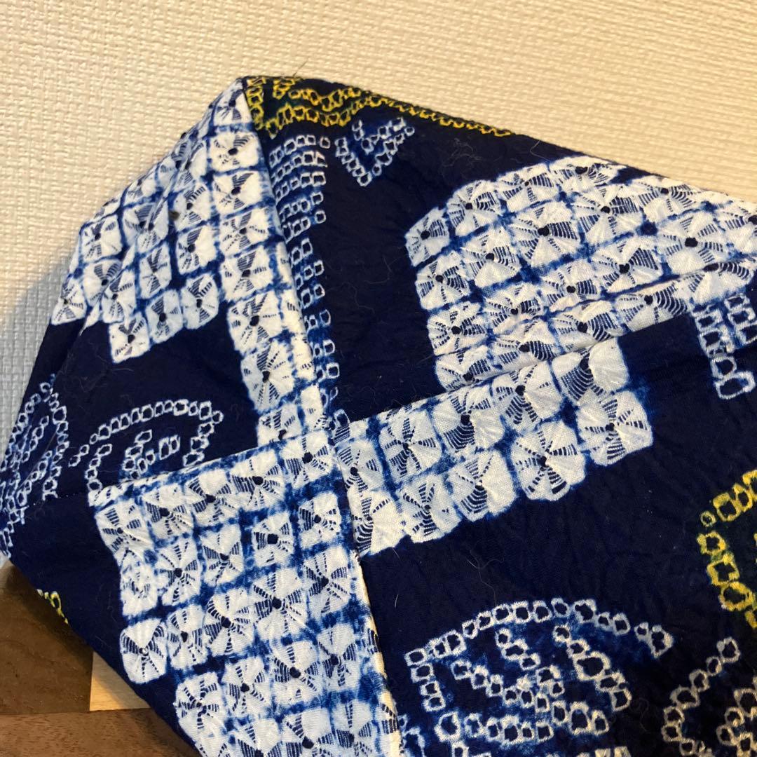 ハンドメイド　有松鳴海絞り　ちっちゃめがま口バッグ　③